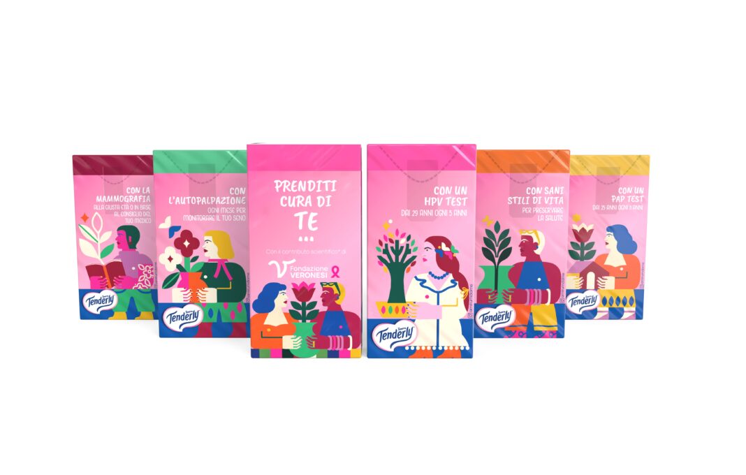 Tenderly al fianco di Fondazione Umberto Veronesi ETS per la prevenzione dei tumori femminili Tenderly al fianco di Fondazione Umberto Veronesi ETS per la prevenzione dei tumori femminili